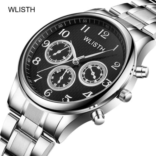 Relogio Masculino Mens Watches Top Brand Luxury Stainless Steel Wrist Watch Men Watch Male Clock Erkek Kol Saati Reloj Hombre