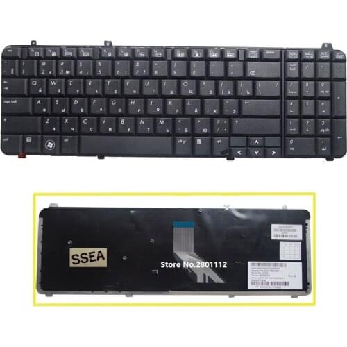 SSEA New Russian Keyboard black for HP DV6 DV6-1000 DV6T-1000 DV6T-1100 DV6-1200 DV6T-1300 DV6-2000 laptop RU Keyboard