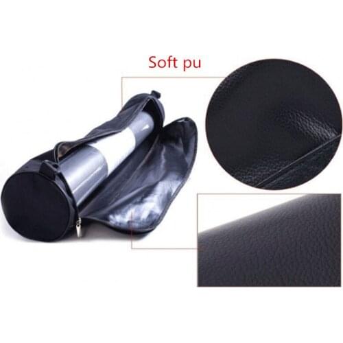 New Yoga Mat Bag Waterproof PU Yoga Mats Large Capacity Multi Purpose Cross-body Gym Bags Mat Case Bag