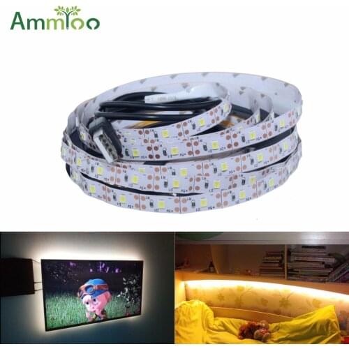 SMD2835 5V LED strip light USB Cable Power 50CM 1M 2M 3M 4M 5M Night Light Christmas Tape Lamp Desk Decor TV Background Lighting