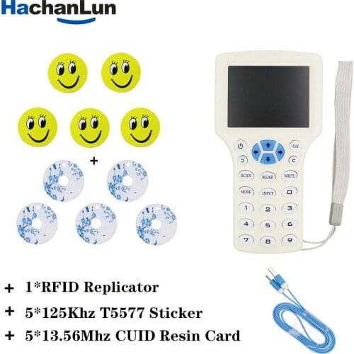 Handheld ID Full Frequency Smart Key Writer IC High Encryption Decryption Replicator CUID Card Reader FUID Copier Programmer