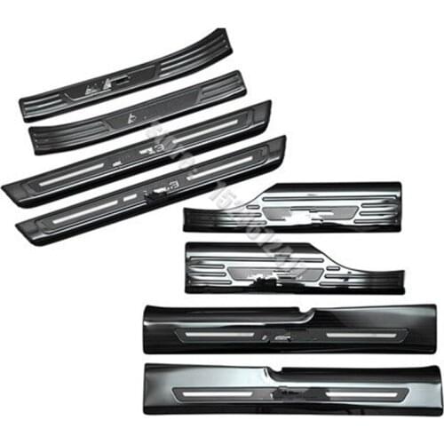 Door sill scuff plate protector guard Plate/Door Sill Door Sill stainless steel sill for Audi Q3 2019-2021 Car styling