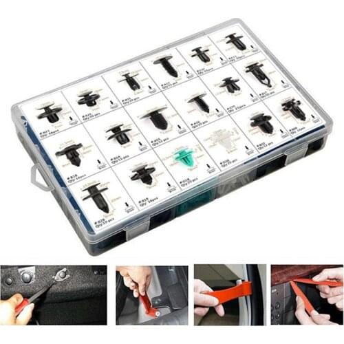 18size 360pcs Mixed Clips for Car Auto Fastener Clips Bumper Door Trim Panel Retainer Fastener Kit Car Accessories