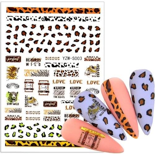 1 Sheet 3D Christmas Nail Sticker Santa Claus Elk Snowman Gift Glue Slider Full Wrap Xmas Cartoon Winter Decal