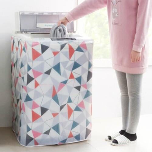 1 pcs Printing Sunscreen Dust Proof Cover Washing Machine Cover Waterproof Case Washing Machine Protective Dust Jacket 2 Type
