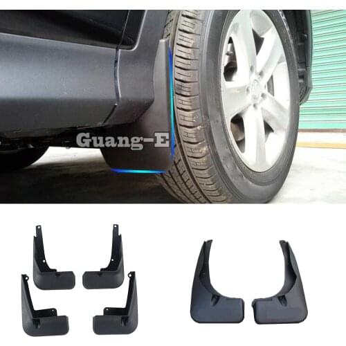 Hot Sale Car auto style plastic fender soft mudguard protection flap splash mud guard frame 4pcs for Toyota RAV4 2014 2015 2016