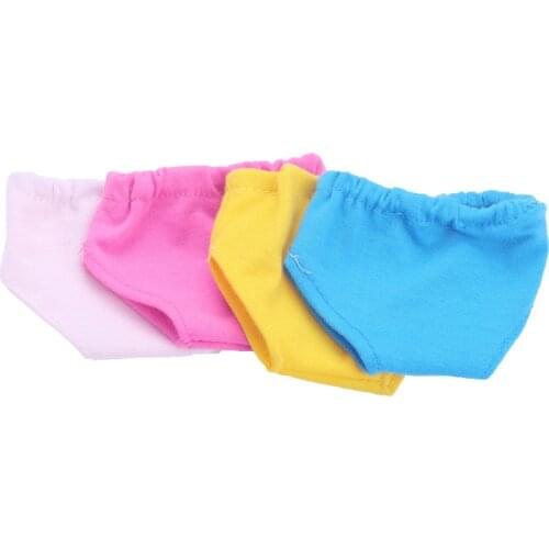 Doll Accessories Printed Panties For 18 Inch American&43Cm Baby New Born Doll Clothes Accessories Girl`s Toy