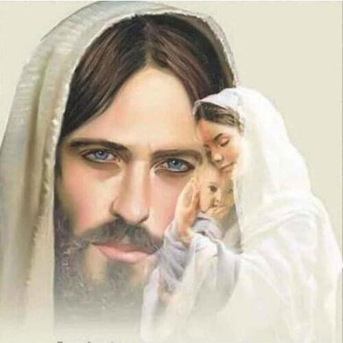 5D DIY Diamond Painting jesus Madonna Religion full square round diamant embroidery cross stitch child baby wall sticker mosaic