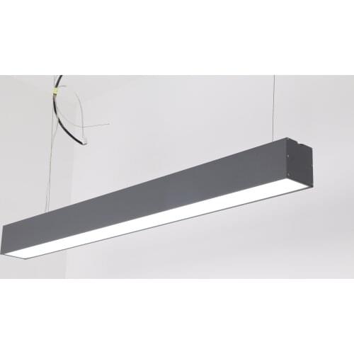 Free Shipping High Quality 1200mm 40W Suspended LED Linear Lights with hanging cable 3 Years Warranty