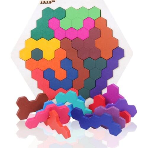 Wooden Puzzle Childrens Toys Honeycomb Puzzles Fun Variety Puzzle Baby Intelligence Development Training Puzzle Birthday Gift