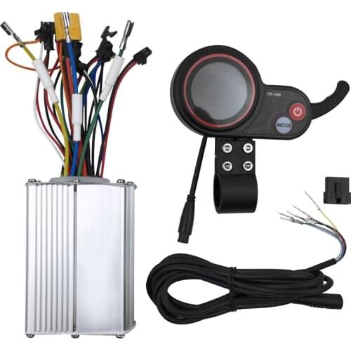 Electric Scooter Aluminum Alloy Motor Brushless Controller with Waterproof LCD Display Control Panel 48V 20A