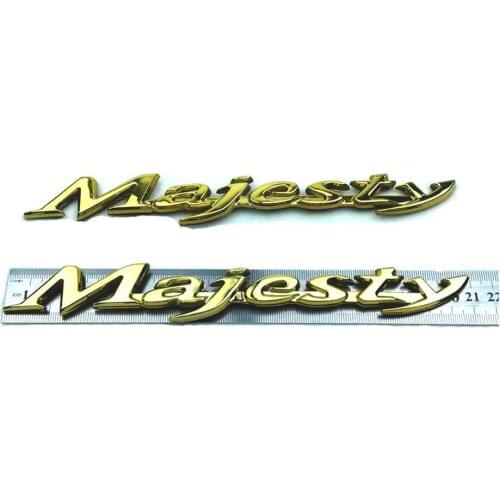 Motorcycle Gas Tank Emblem Fuel Badge Magna Letter Decal Sticker For Yamaha YP250 YP400 Majesty 250 400