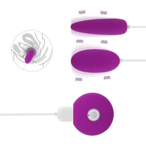 EXVOID G-Spot Massager 20 Frequency Egg Vibrator Sex Toys for Women Silicone Waterproof Remote Vibrators for Woman USB Charging