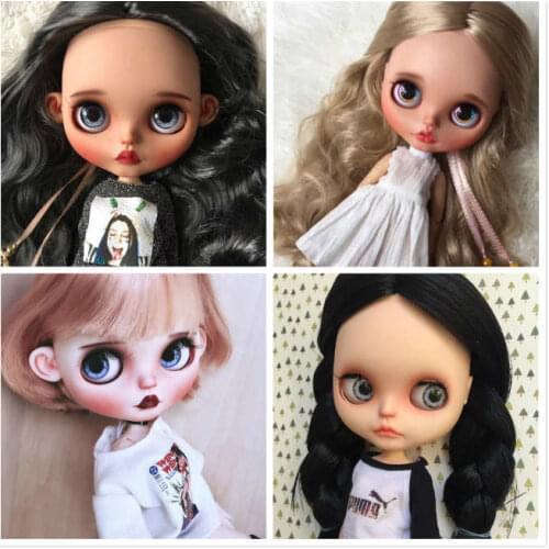 Customization doll DIY Nude blyth doll For Girls nude doll cute doll 4 not include clothes)