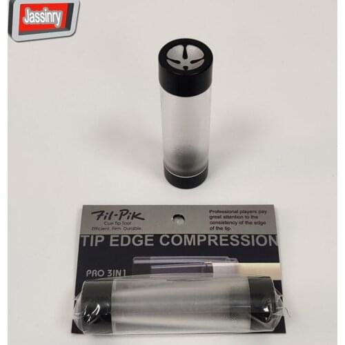 Jassinry plastic Fil-Pik 3in1 Pool cue tip tool Billiards cue tip edge compression Billiards Accessories