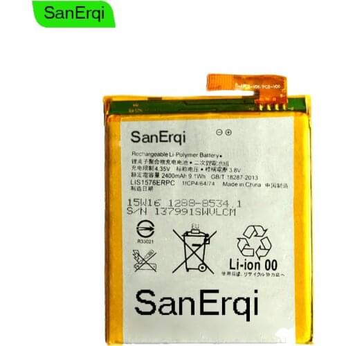 LIS1576ERPC Battery For Sony M4 Aqua E2303 E2363 E2333 E2353 E2312 E2306 High Quality 2400mAh bateria