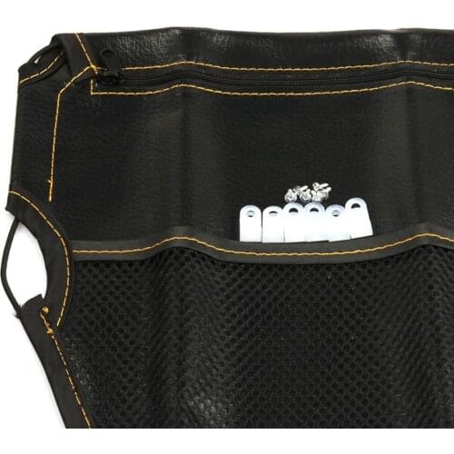 Motorcycle modified seat bag accessories storage bag sundries bag pedal electric car seat bag cushion bag yellow line