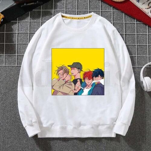 Yaoi Bl Given Yaoi Given Anime Manga Music Fashion Hoodies Sweatshirt Print Trend Mens Clothes Hip-Hop Male Crewneck Hoodies Men