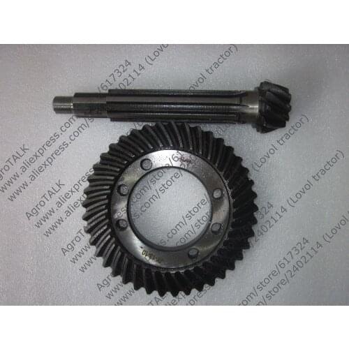 Set of passive bevel gear and driving bevel gear for Hebei Xingtai XT180D tractor, part number:16.37.134 16.37.140