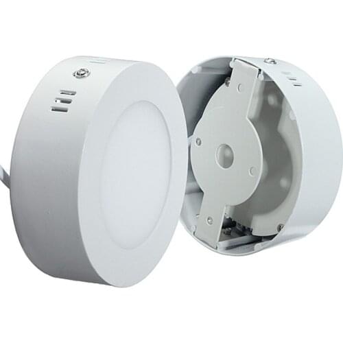 Wholesale DHL Free Shipping 10pcs 9W LED Ceiling Light Surface Mounted LED Panel Down Light Warm White/White/Cold White 85-265V