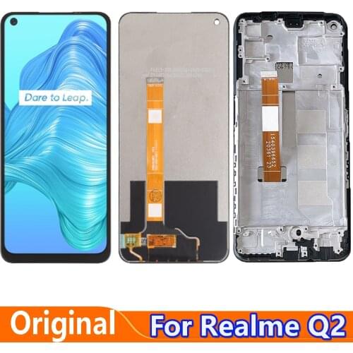 Original Display Replace 6.5'' For Realme Q2 5G RMX2117 LCD Touch Screen Digitizer Assembly