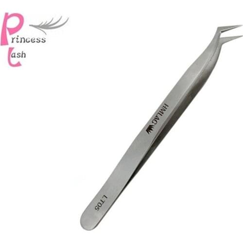 LT-05 3D6D9D High Precision eyelash tweezers anti-static stainless steel tweezer lashes extensions makeup tools