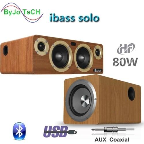 80W Home Theater Portable Bluetooth Speaker Computer Soundbar Digital Audio Transmission Lossless Subwoofer Boombox Music Center