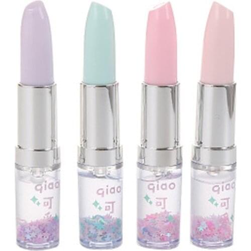Lipstick Gel Pen 0.5mm Kawaii Stationery Novelty Cartoon Cute Pen Pens Student Gel Pens Stationery Kawaii School Supplies