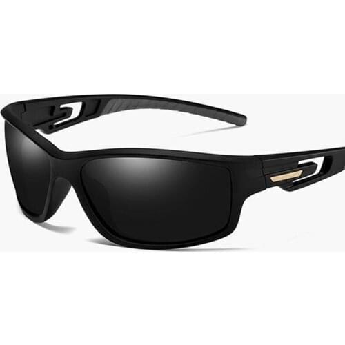 Fashion Brand Designer Polarized Sunglasses Men Women Driving Black Square Sun Glasses Outdoor Sport Vintage Sunglass UV400