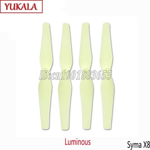 Syma X8 X8A X8C X8W X8G X8HC X8HW X8HG part blades four color choice Fluorescent green night more beautiful RC helicopter Drone