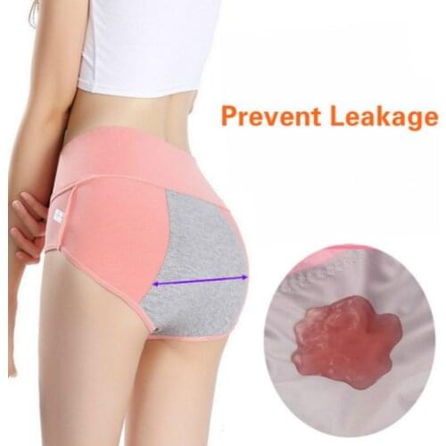 Womens Physiological Period Pants Menstruation Aunt To Prevent Side Leakage Safety Thermal Underwear Women Underwear Shorts