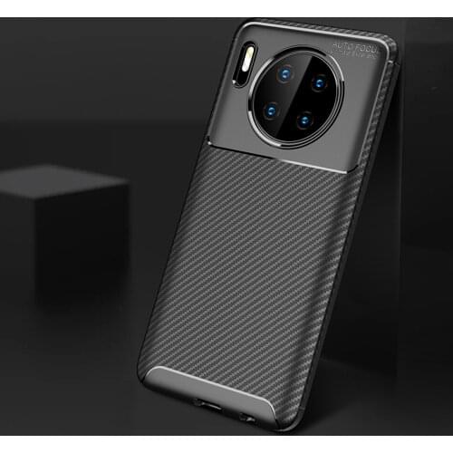 Mate 30 Shockproof Carbon Case for Huawei Mate 30 Pro Case Silicone TPU phone Case Soft Back Cover for Huawei Mate 30 Capa