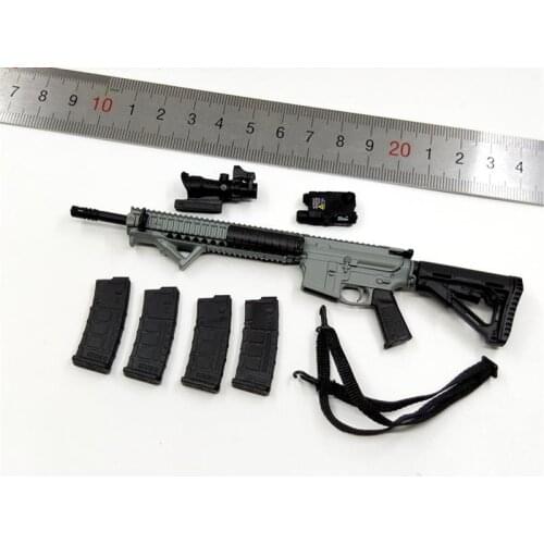 In Stock FLAGSET 1/6th 73030 Doomsday War Death Ghost Squad Weapon War M4 Model For Usual 12inch Doll Action Accessories