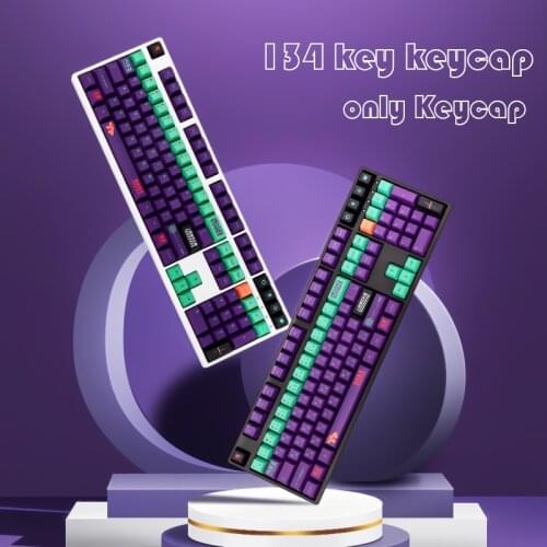 Japanese Personalized Keycaps Cherry Profile DYE-Sublimation PBT Keycap For Cherry MX Switch 61/87/104/108 Mechanical Keyboard