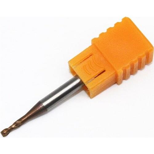 1PCS HRC60 2mm Solid Carbide Flat End mills D2X6LXD4X50L 2Flute Standard Length Slotted Face Mills