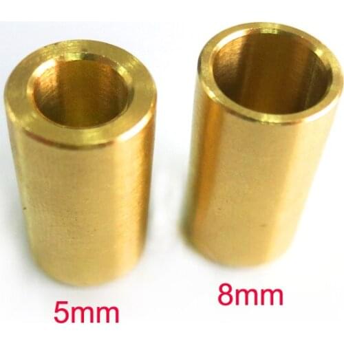 1pc 5mm Brass Drill Chuck Sleeve Connector Rod Copper Connecting Sleeve Electric Drill Connecting Sleeve for B12