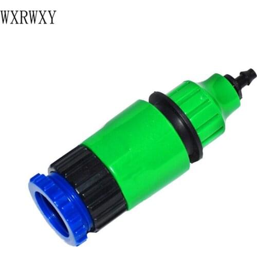 Wxrwxy irrigation female 3/4 to 1/4" garden hose Quick connector 1/2 female Thread drip irrigation 1/4" straight barb 10pcs