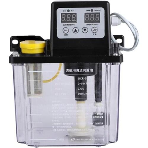 1L Lubricating Oil Pump Automatic Lubricating Oil Pump Electromagnetic Lubrication Pump Lubricator