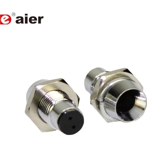 20PCS Metal Chrome Threaded Convex Type 5mm LED Holder Lamp Holder Mount Panel Display