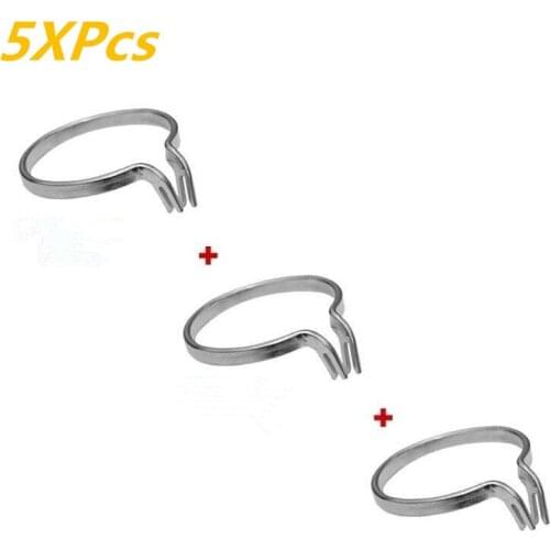 5 Pcs of Metal Ring Holder for Placing Dental Sectional Contoured Matrices Matrix Ring Delta Wedges