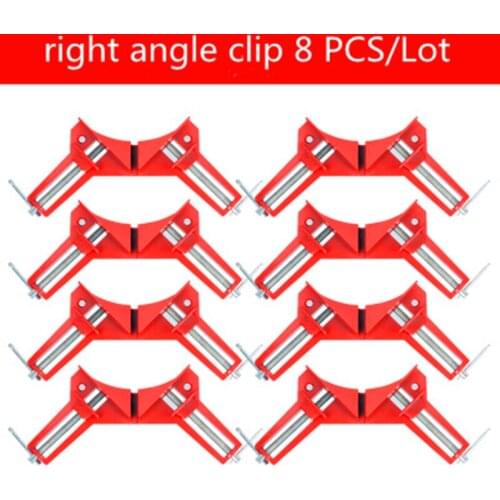 Woodworking 90 Degree Right Angle Picture Frame Corner Clamp Clip Holder Tool 8 PCS a set