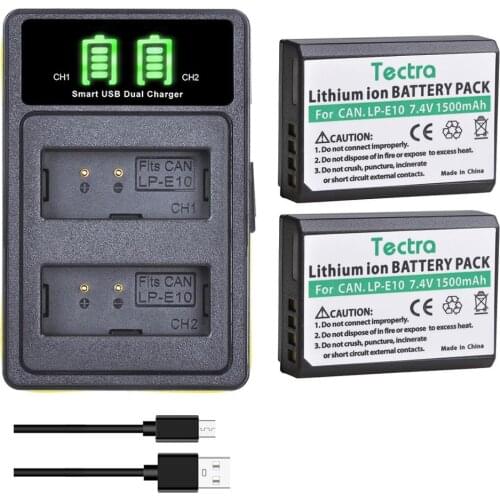 LP-E10 Replacement Battery for Canon LP E10, Compatible with Canon EOS Rebel T7, T6, T5, T3, T100, 4000D, 3000D, 2000D, 1500D