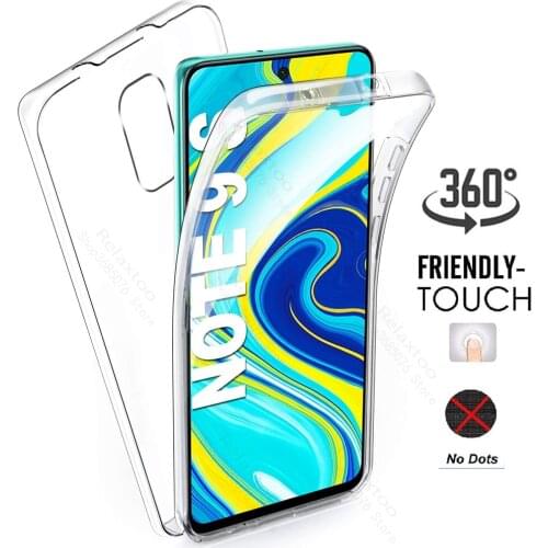 360 Full Body Case for Xiaomi Redmi Note 9S 9 Pro Shockproof Cover for Redmi Note 9 Pro Max Double Clear Case for Redmi 9A Coque