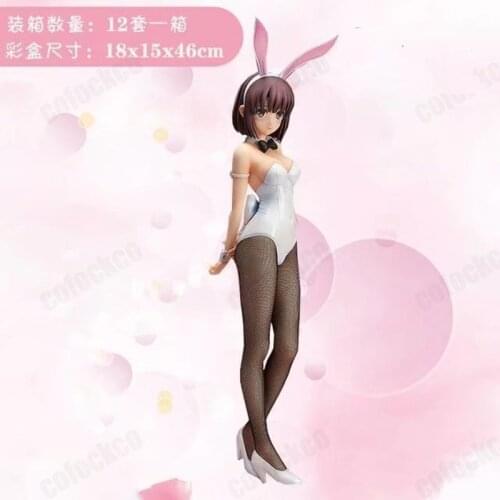 How to Raise a Boring Girlfriend Megumi Kato Bunny Version1/4 scale Anime Sexy Girls adult PVC Action Figures Toys