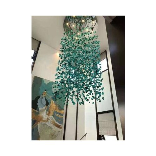 Hotel sales office meeting room foot bath SPA beauty salon clothing store dining room duplex building loft apartment chandelier