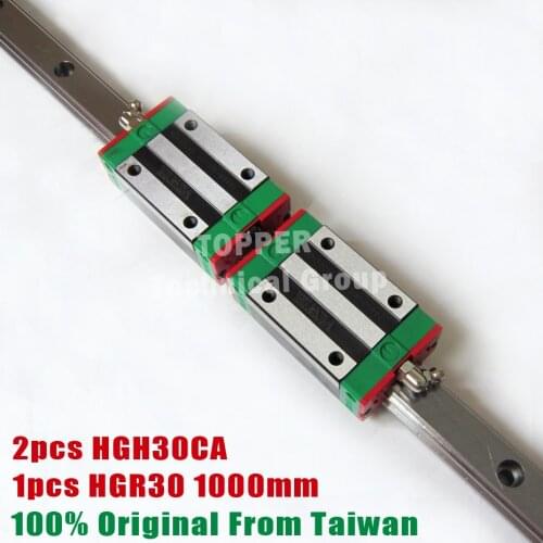 HIWIN HGH30 linear slide block with 1000mm guide rail HGR30 for CNC kit HGH30CA
