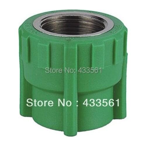 Quality Color Green Enviroment friendly PPR Female thread couipler DN20X1/2" Fitting Connector for water pipe