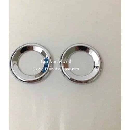 Small Speakers Panel Flare Ring Frame Cover Trims Sequin Decoration For Honda Civic 10th 2016 2017 Car Styling Accessories