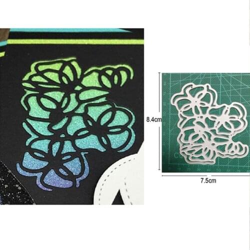Metal cutting dies cut die mold Flower Background Frame Decoration Scrapbook paper craft knife mould blade punch stencils dies
