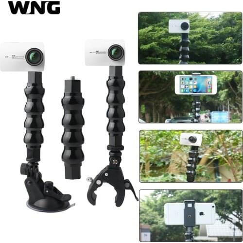 Multi-function Flexible Clamp Arm Bracket Monopod Holder Mount Adapter for GoPro Hero Action Camera Iphone Huawei